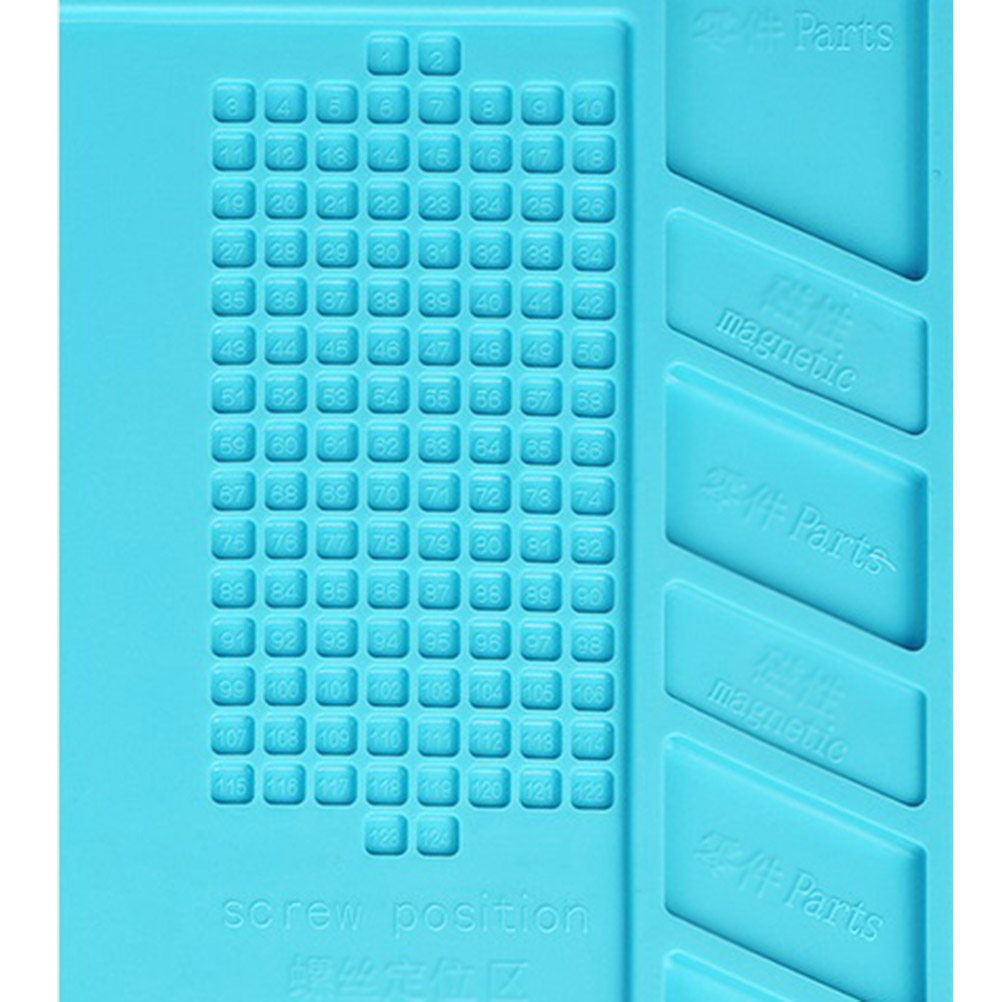 Heat Resistant Mat - S-160 Siliconen Telefoonreparatiemat Hittebestendig Magnetisch Antistatisch