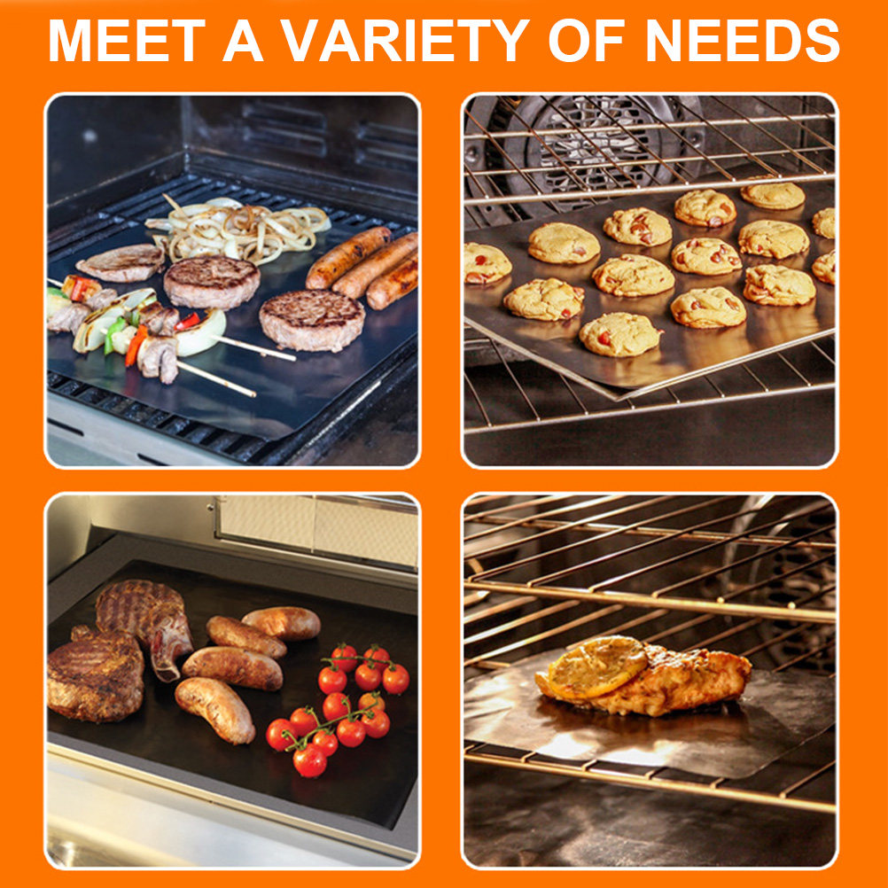 Heat Resistant Mat - 3 Stuks Grillmat Non-stick Food Grade