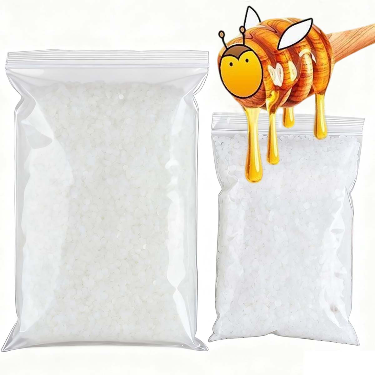 Candle Supplies Wholesale - 200g-1000g Witte Bijenwas Puur Natuurlijke Korrelige