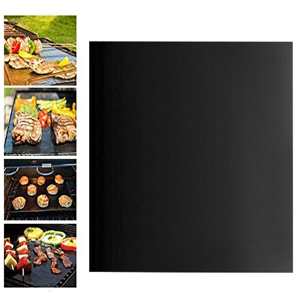 Heat Resistant Mat - 3-delige antiaanbak BBQ-grillmatten, hittebestendig, herbruikbaar voor