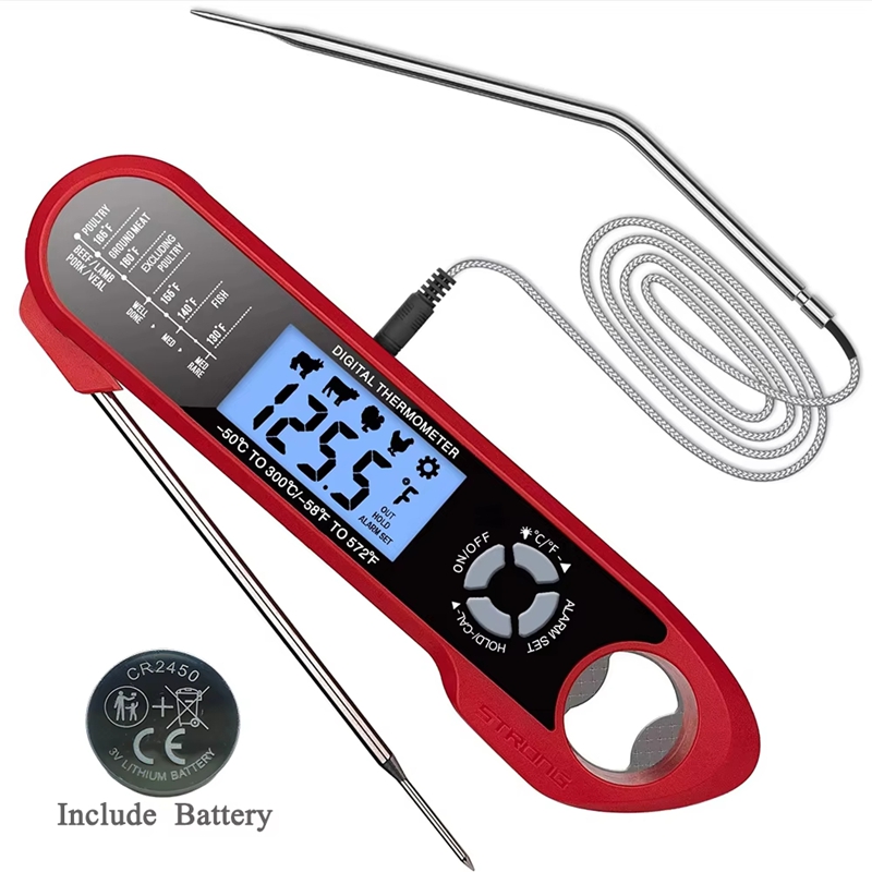 Candle Shop - Vleesthermometer Digitale keukenthermometer met dubbele sonde
