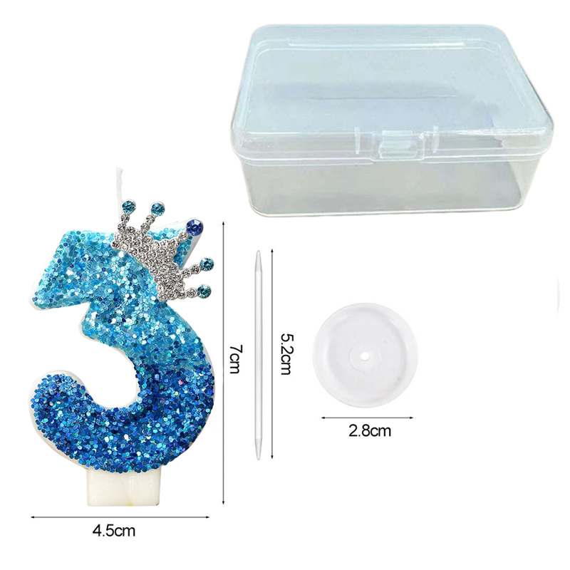 Creatieve Peacock Blue Crown d - Candle Supplies In recensie en prijs