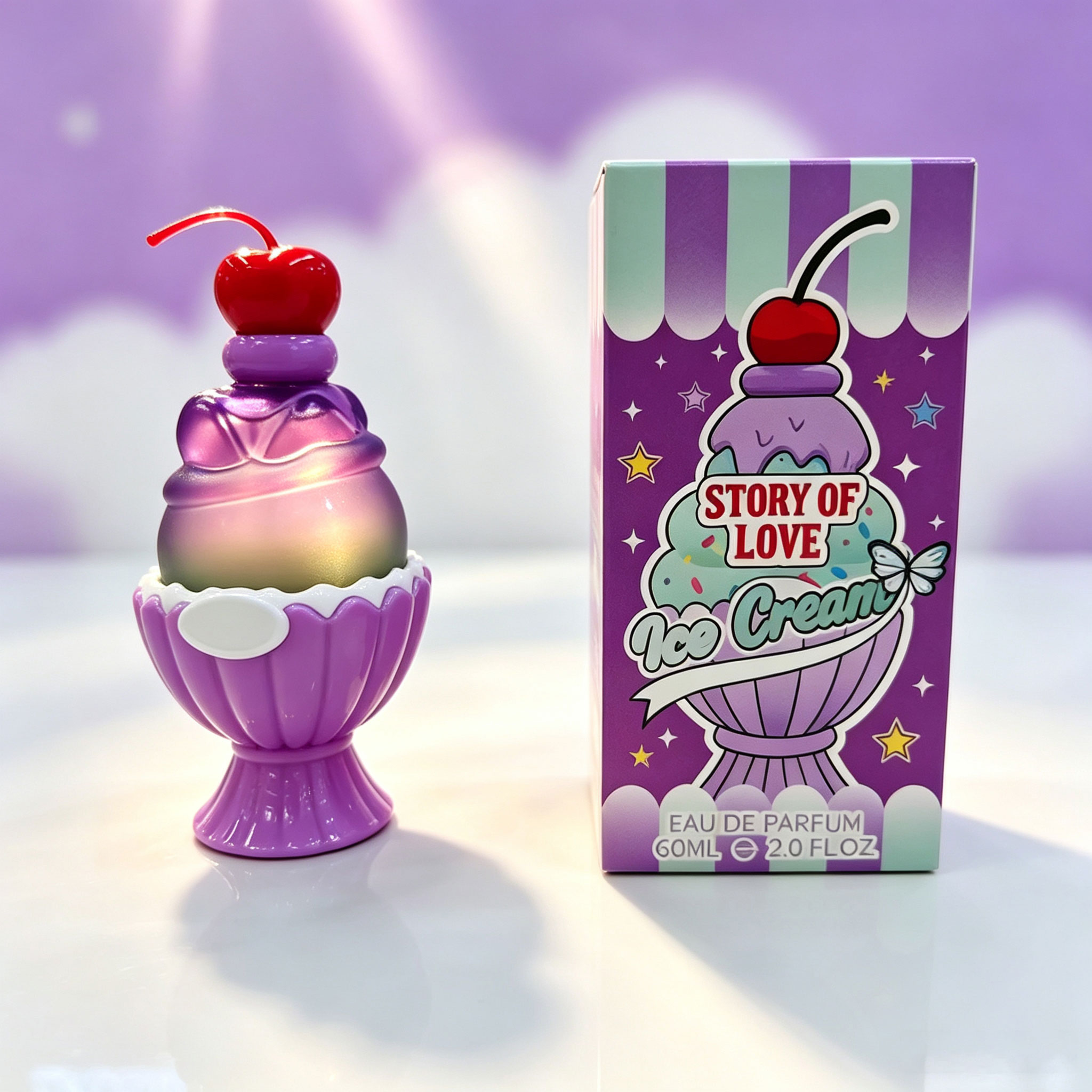 Schattig ijsvormig Eau De Parf - Candle Shop recensie en prijs