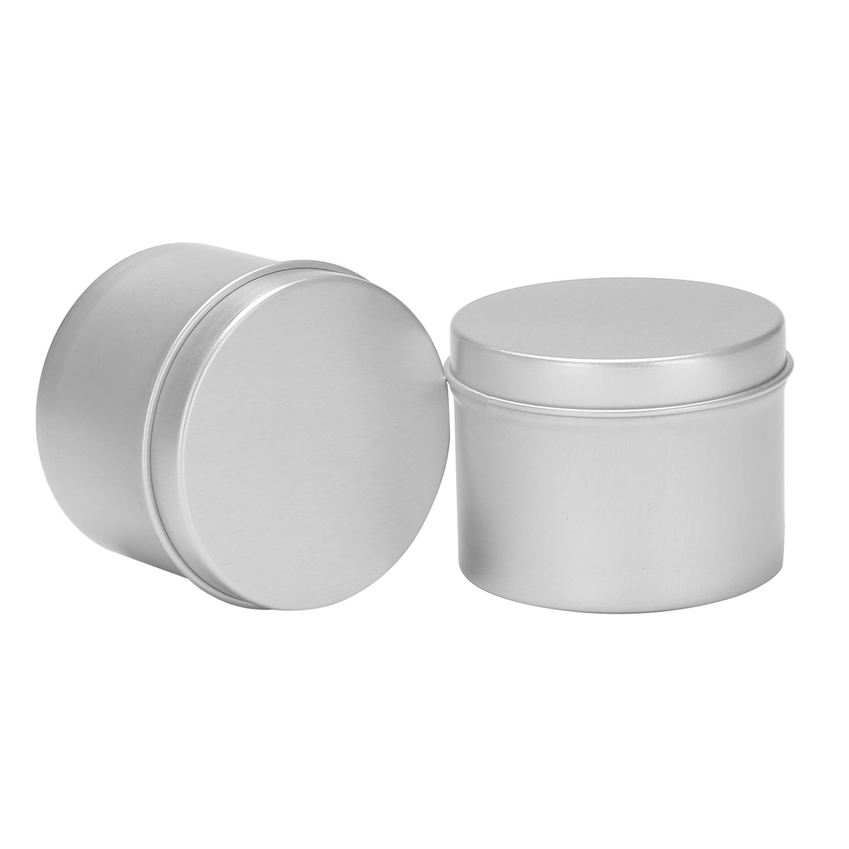 48-pack ronde metalen blikken  - Black Tin Candle recensie en prijs