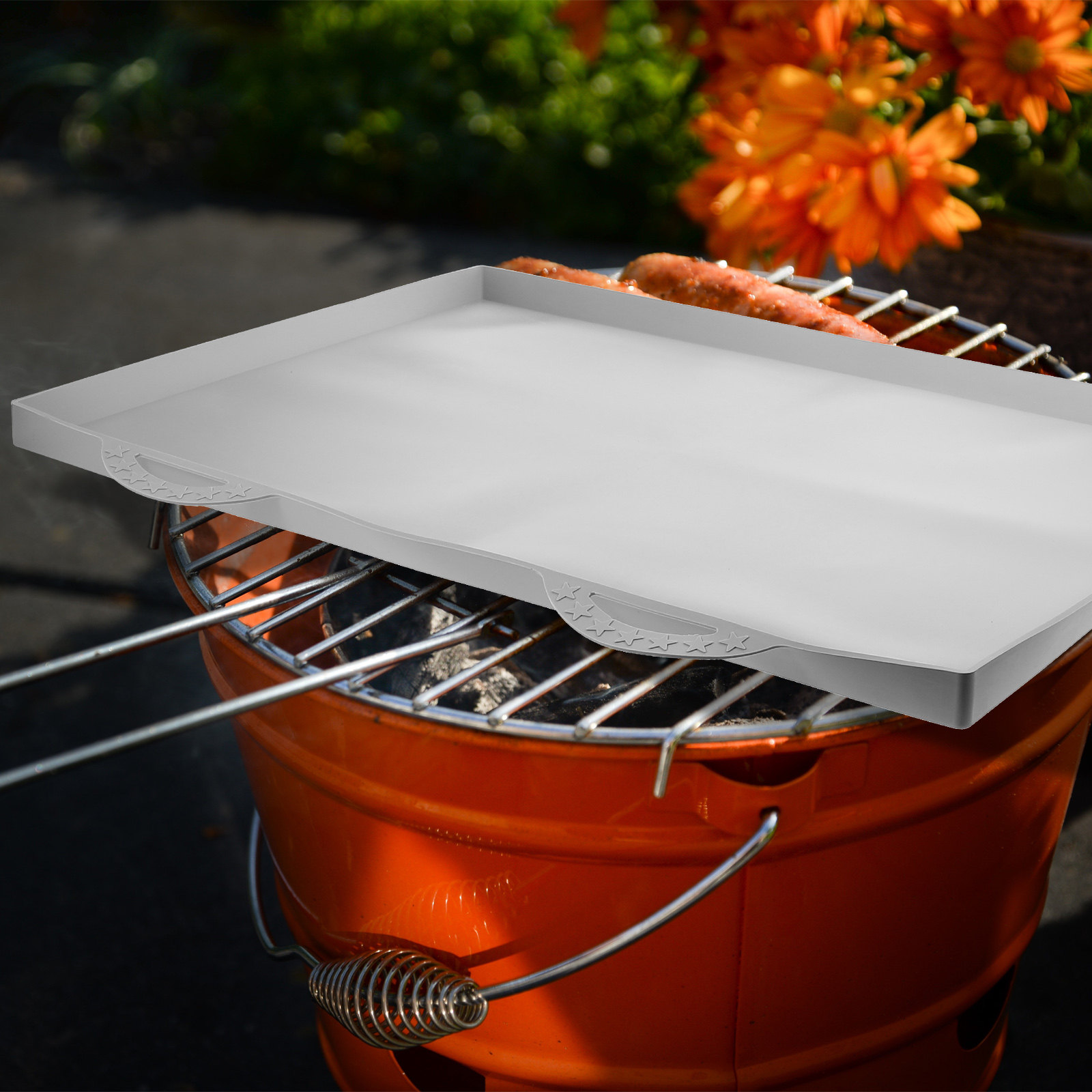 Silicone grillmat voor grill,  - Heat Resistant Mat recensie en prijs