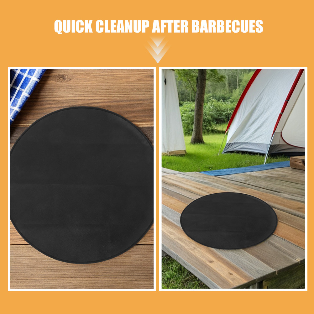 Ronde brandwerende BBQ-mat 24  - Heat Resistant Mat recensie en prijs