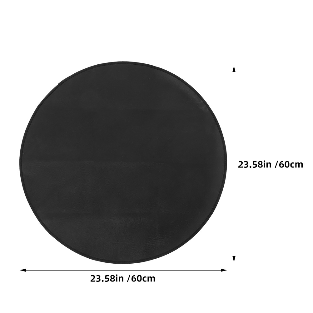 Ronde brandwerende BBQ-mat 24  - Heat Resistant Mat recensie en prijs