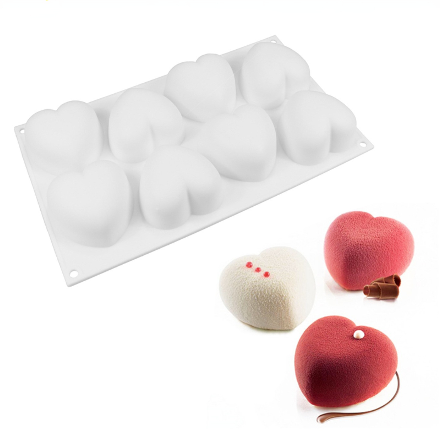 Liefde Hart Siliconen Zeep Sch - Candle Supplies Wholesale recensie en prijs